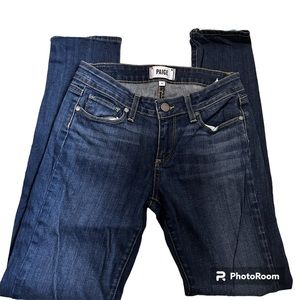 Paige Jeans Womens 26 Skyline Ankle Peg Monica Skinny Light Wash
